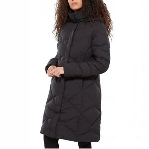 The North Face Miss Metro Hooded Long Line Quilted Puffer 550 Down Fill Parka XS